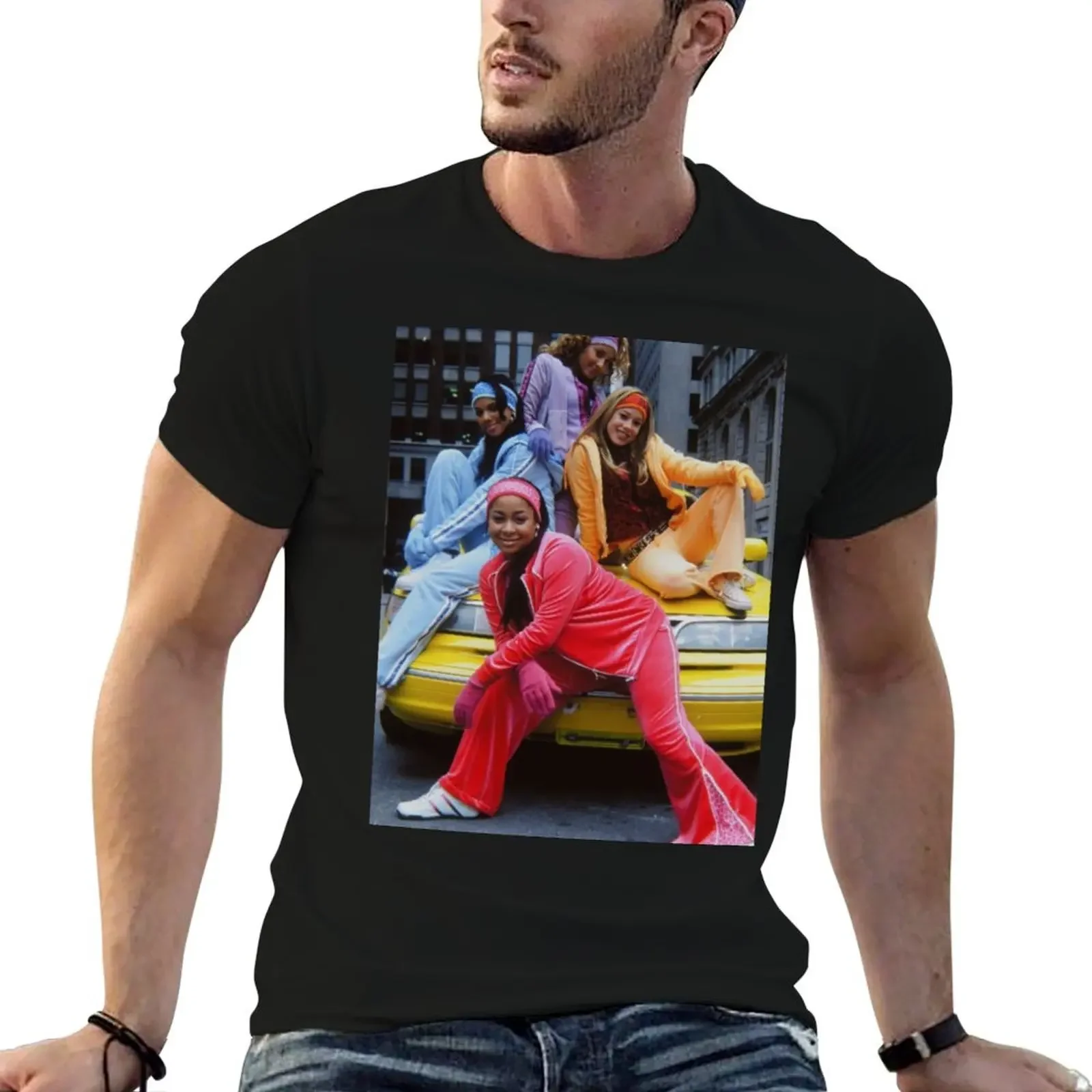 Cheetah girls T-Shirt blacks anime man clothes quick drying Men's t shirts