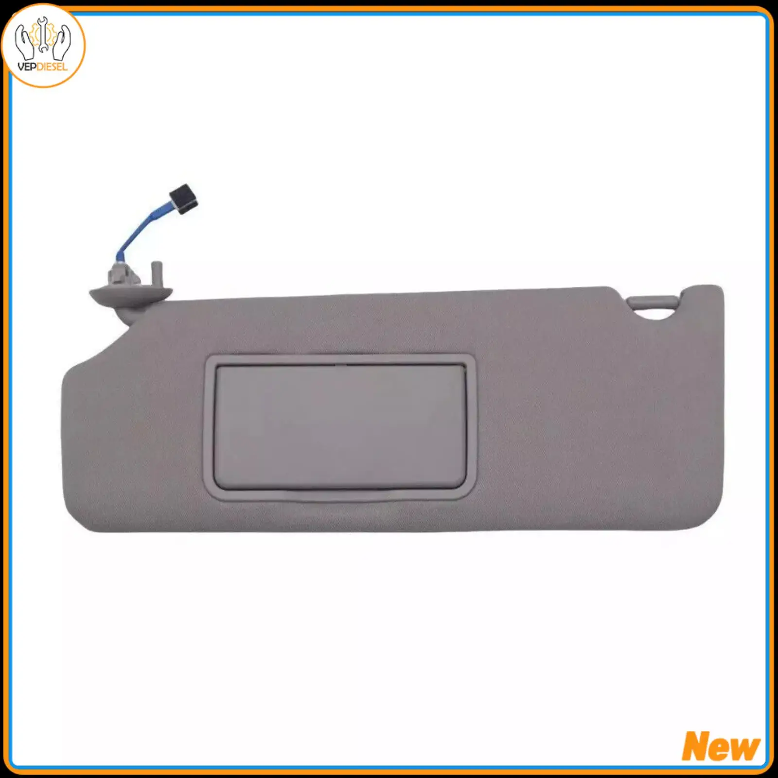 

Left Sun Visor with Mirror Gray for Honda Pilot 2017–2021 Driver Side 83280TG7A12ZB Aftermarket Replacement Brand New