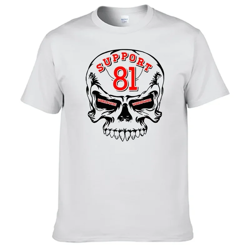 Support 81 Hells Angels T Shirt 100% Cotton Top Sales Shirt N10