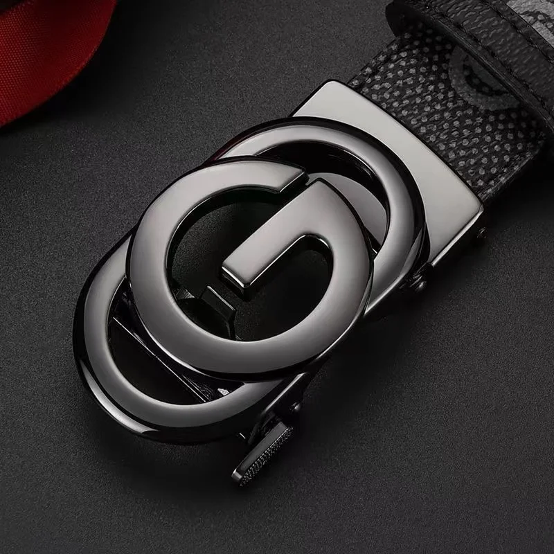 جديد جلد طبيعي عصري مطبوع حزام رجالي الاتجاه الأعمال تنوعا حزام الجينز الرجال أحزمة العلامة التجارية الفاخرة للنساء #6