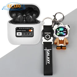 For JBL TOUR Pro2 Case Solid Color Silicone Soft Case Astronaut Cute Bear Pendant JBL TOUR Pro2 Shockproof Case Protective Cover