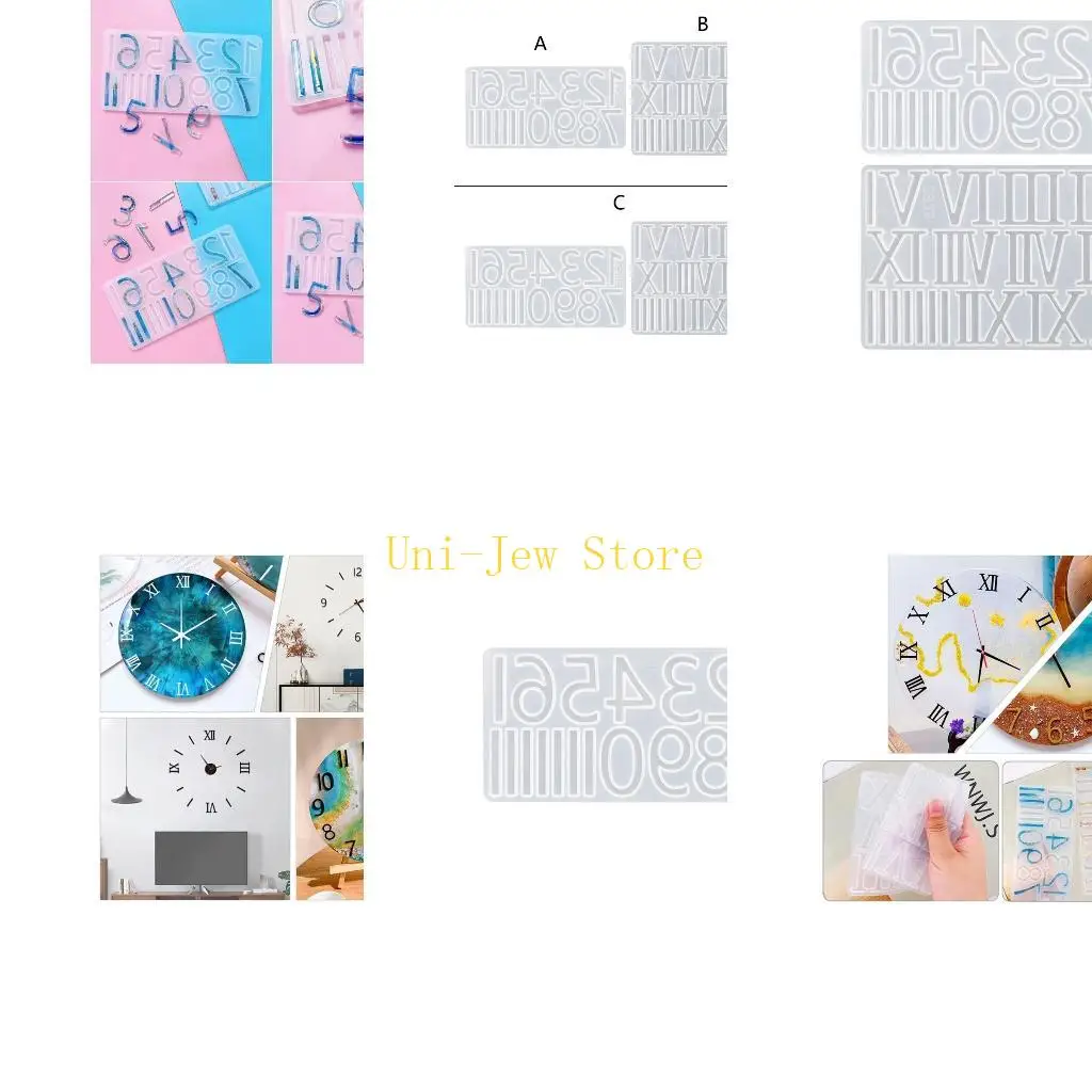 40-ГБ-римские-цифры-силиконовые-формы-эпоксими