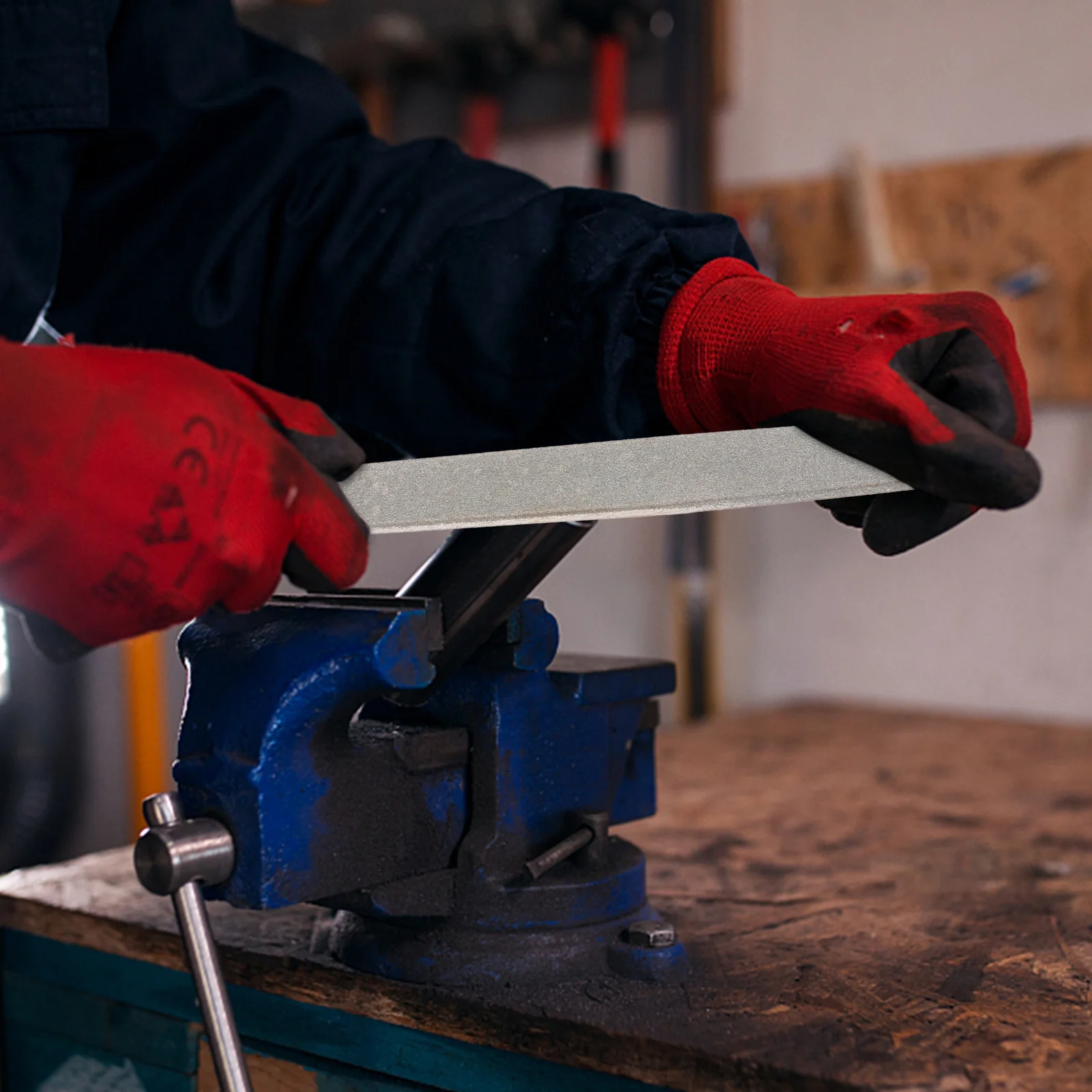 

1Pcs Metal Grinding Flat File Premium Polishing Tool Ergonomic Anti-Slip Handle Suitable for Polishing Metal Grinding File