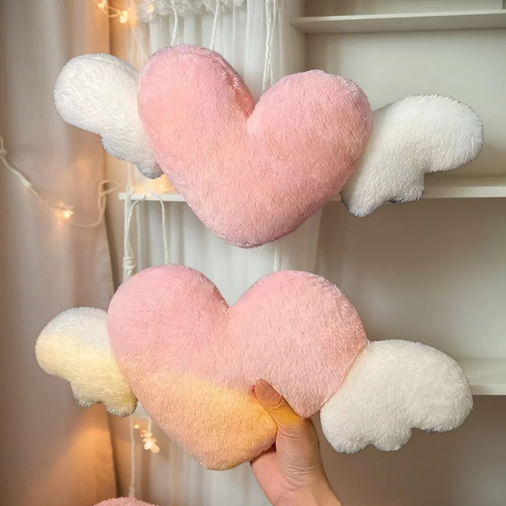 

1pc Cute Cartoon Car Headrest Pillow - Love Heart Neck Support and Seat Back Cushion for Car Interior Decoration