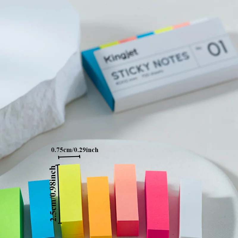 800 boxed sticky notes, index labels, reading sticky notes, index stickers, transparent waterproof sticky notes