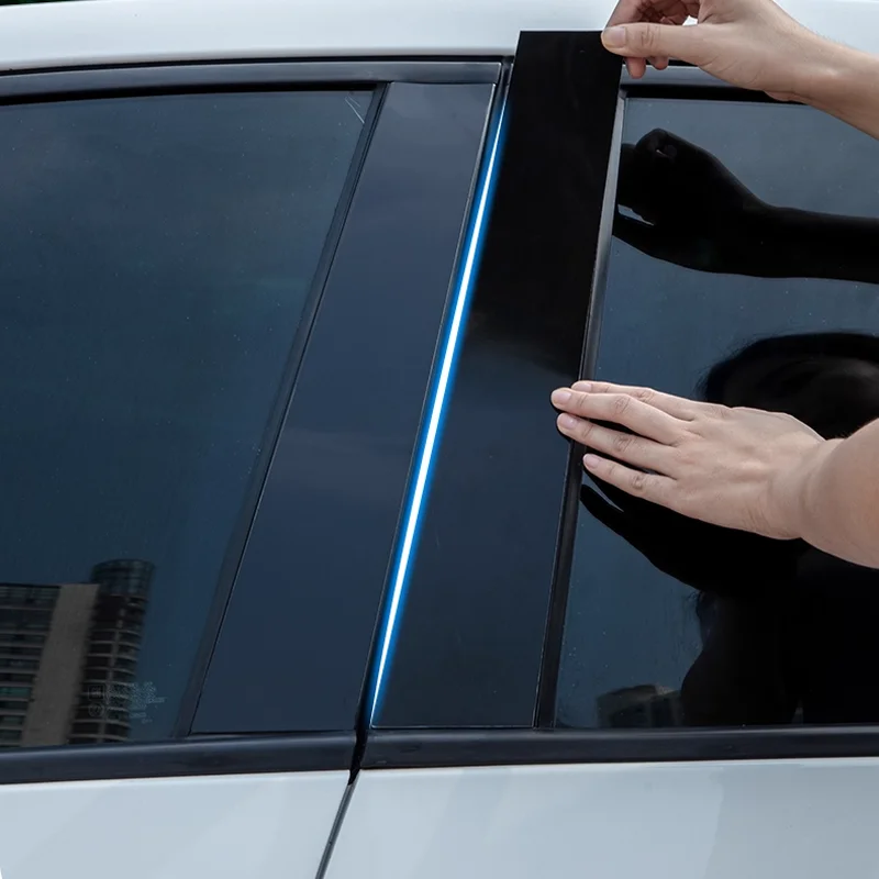 ل BYD سونغ برو BYD سيليون 5 DM-i 2023 ~ 2025 2024 سيارة B-عمود ملصق مائي العمود ملصق مضاد للخدش مقاوم للماء حماية الملحقات