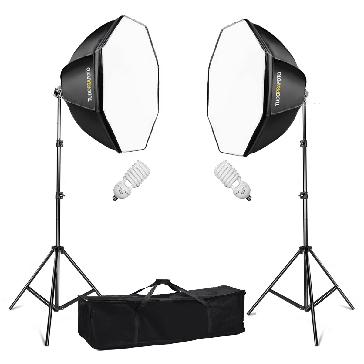 Octagonal Softbox Complete Octabox Photo Studio-220V