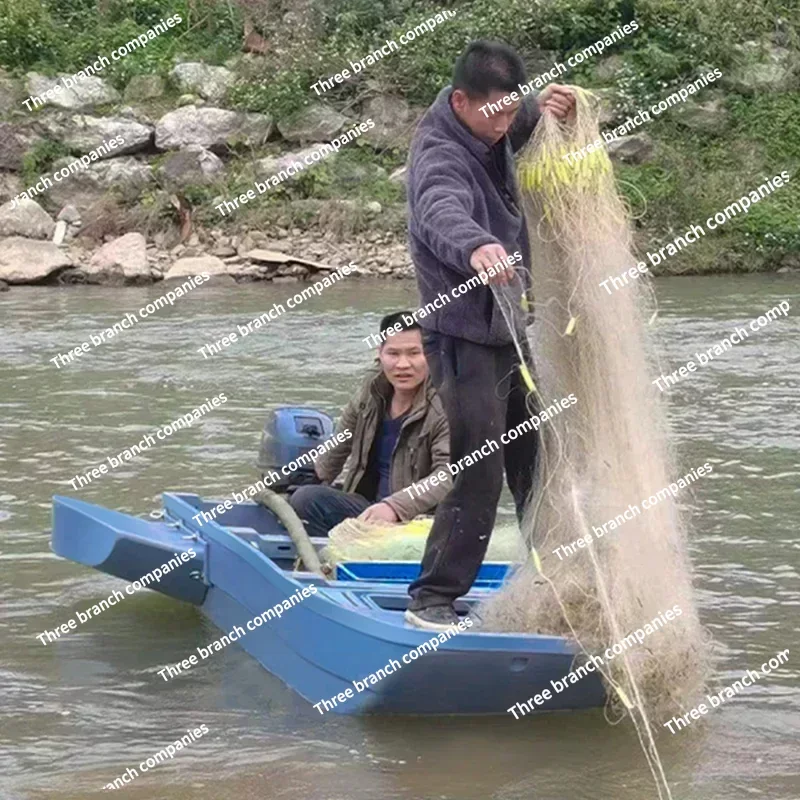 Fishing Boats Splicing Plastic Boat 3 Parts Folding Boat