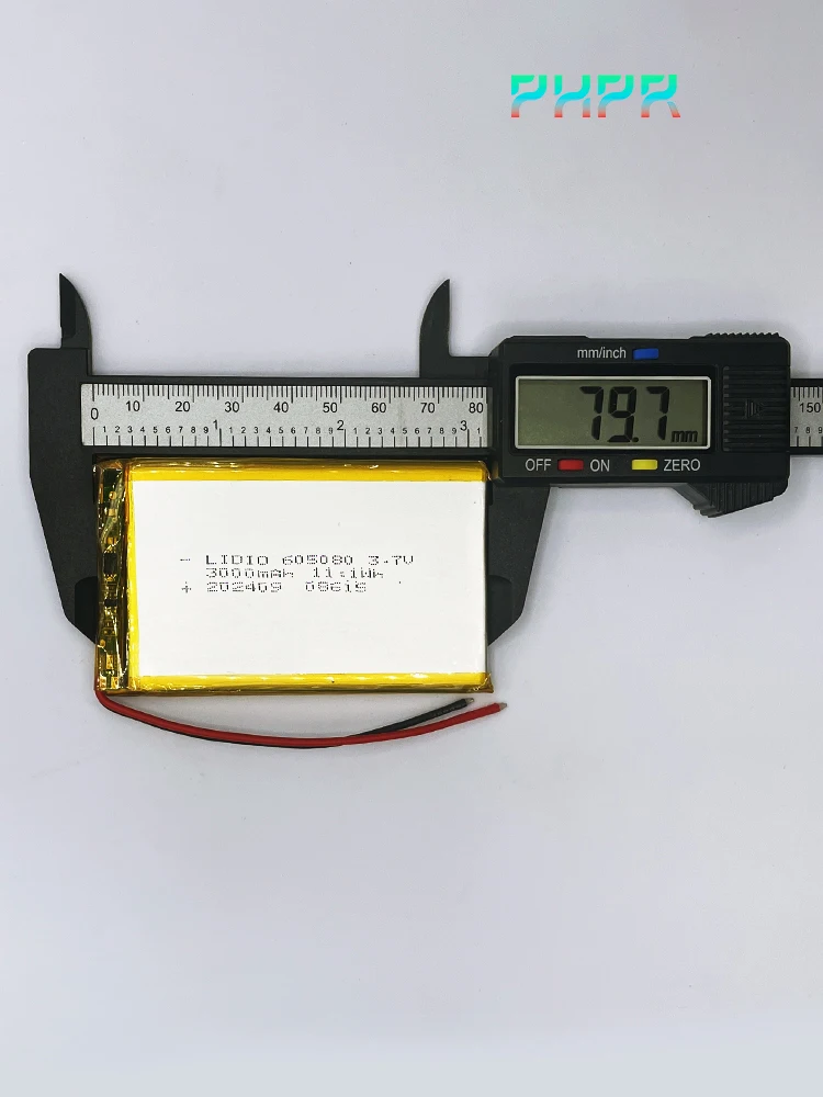 1-10pcs 3.7V 3000mAh 605080 PLIB polymer Li-ion Rechargeable battery for DVD Tablet GPS Electric Toys electronic product