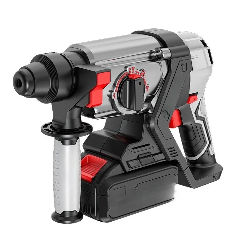 Brushless rechargeable electric hammer electric pickaxe heavy duty multi-function lithium battery wireless impact drill