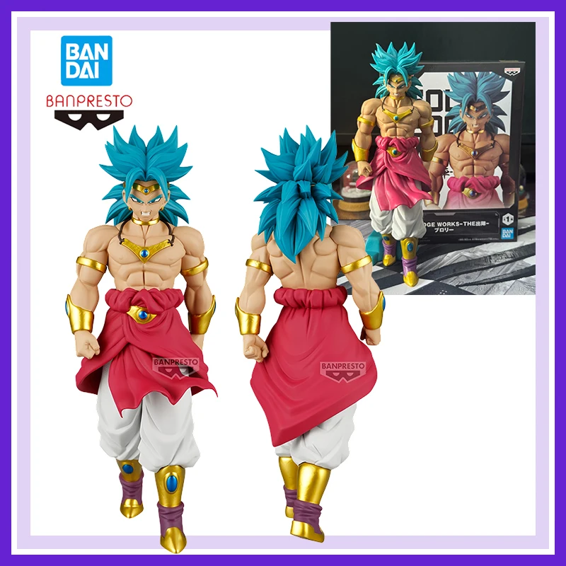 

In Stock Bandai Banpresto Dragon Ball Z Solid Edge Works Broly Anime Action Figures Model Toy Collect Decoration Gift Pvc 22Cm