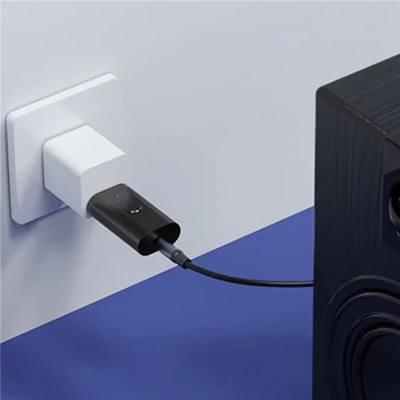 AS95-2X Bluetooth 5.3 Transmitter Receiver, 3.5Mm Aux Wireless USB Adapter, Built In Mic, Music Streaming, Handsfree Calls