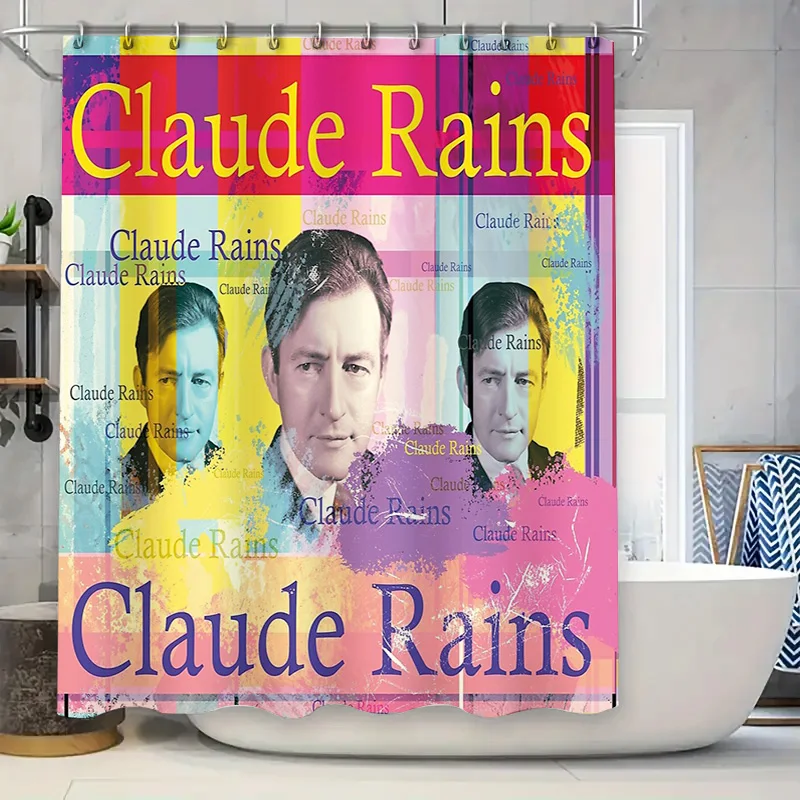 

Vintage Floral Shower Curtain Waterproof Farmhouse Bathroom Decor Fabric Backdrop