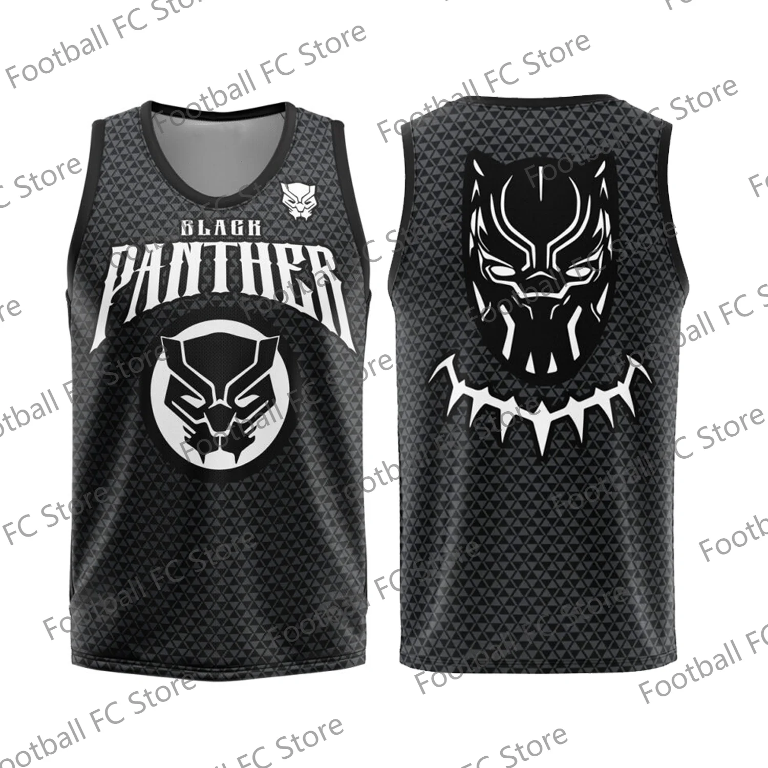 2024 New Arriavl Summer Specially Design Black Panther Marvel Basketball Jersey Cosplay Tank Tops For Adult/Kids Vest