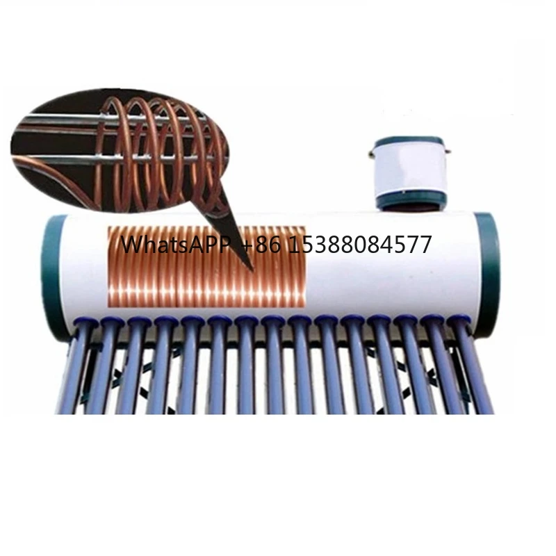 

Solar Keymark Certificate New Design Solar Water Heater Preheat Copper Coil Vacuum Tube Type Solar Water Heaters