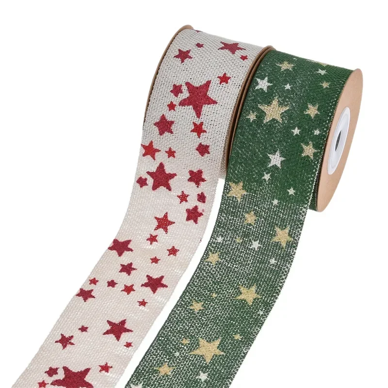 Packaging Solution for Imitation Linen Christmas Ribbon and Bow