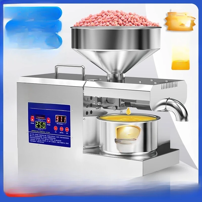 

Oil press, household small automatic, multi-functional stainless steel, smart home, new commercial fryer