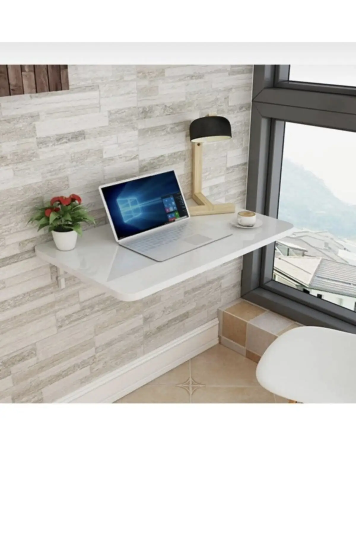 Table pliante murale, 45x90