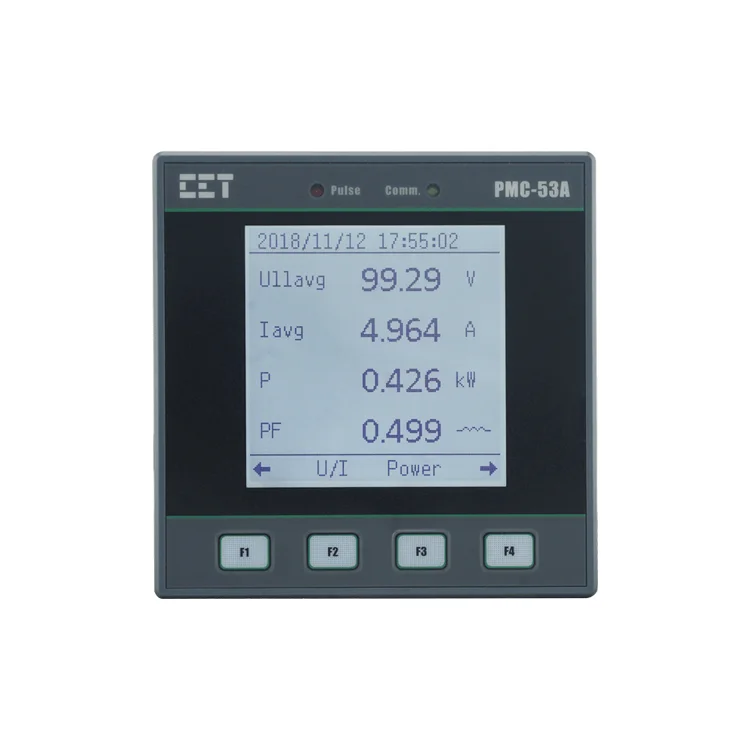 CET PMC-53A 96*96 LCD Display Power Quality Analyser Smart Three Phase Digital Power Meter Data Logger Energy Meter