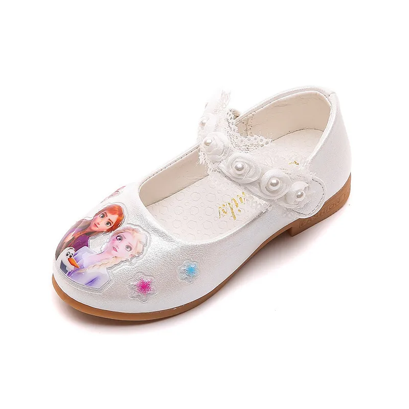 Disney Children Frozen Princess Sophia Girl Casual non-slip Soft Bottom Shoes Flats Kids New Casual Shoes Wedding Party Sandall