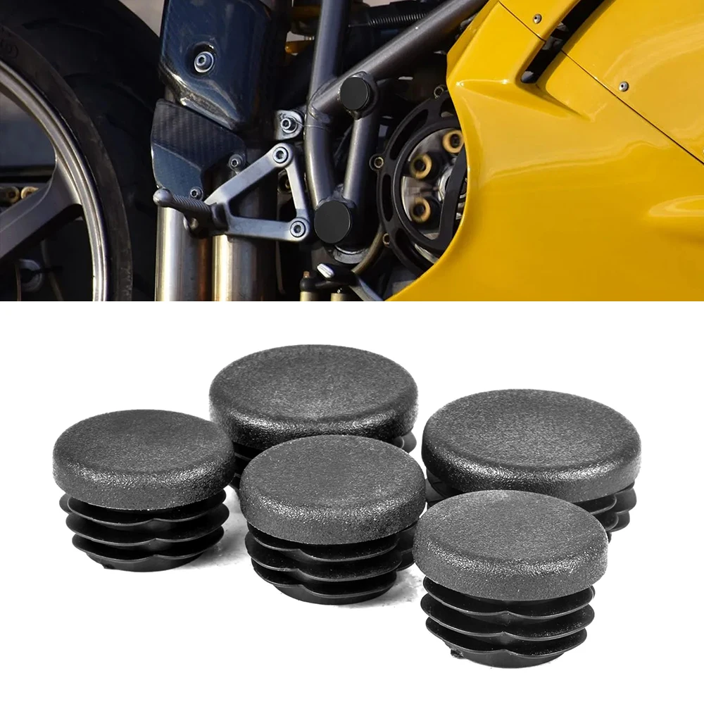 Motorcycle Accessories Frame Hole Cover Caps Plug Decorative Frame Cap Set For Ducati 748 916 996 998