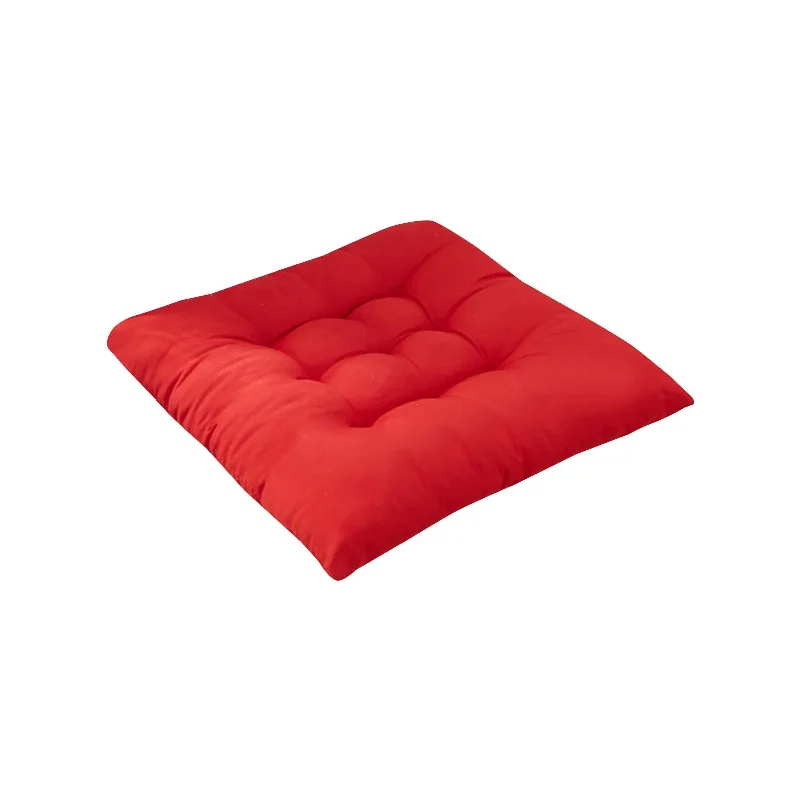 Square Chair Soft Pad Thicker Seat Cushion For Dining Patio Home Office Indoor Outdoor Garden Sofa Buttocks Cushion With Strap