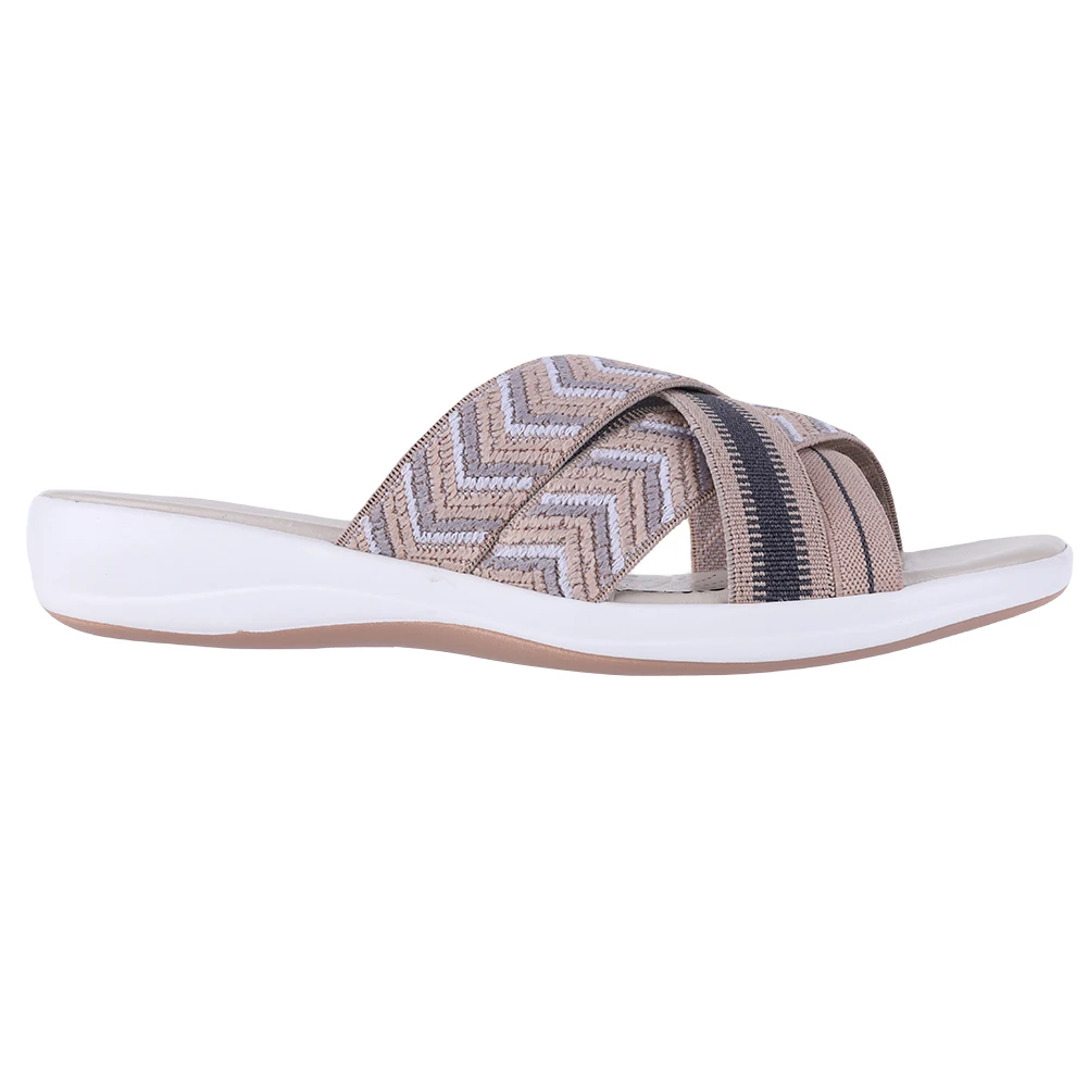 Pantofola estiva da donna nuova all'aperto Open Toe sandalo morbido Trend Slides scarpa da spiaggia femminile traspirante comode calzature ortopediche