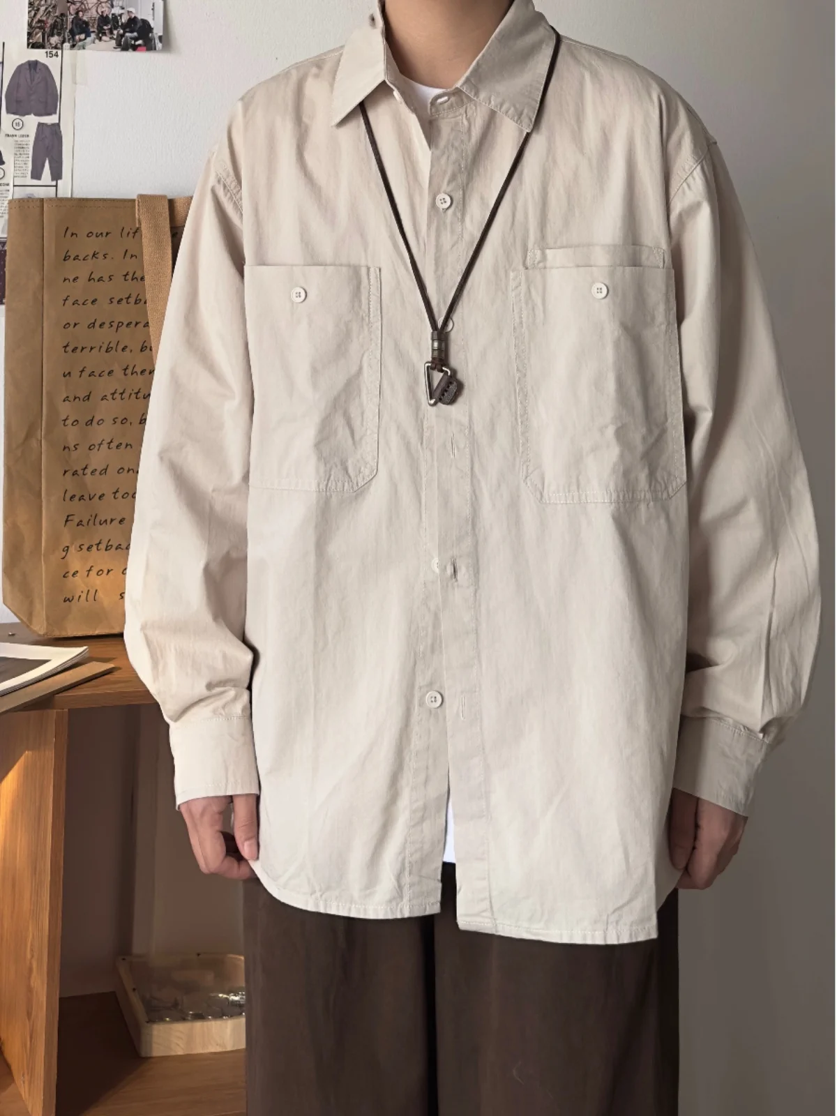 

Мужская повседневная футболка свободного кроя в японском стиле, базовая однотонная, молодежный тренд, весенняя мода