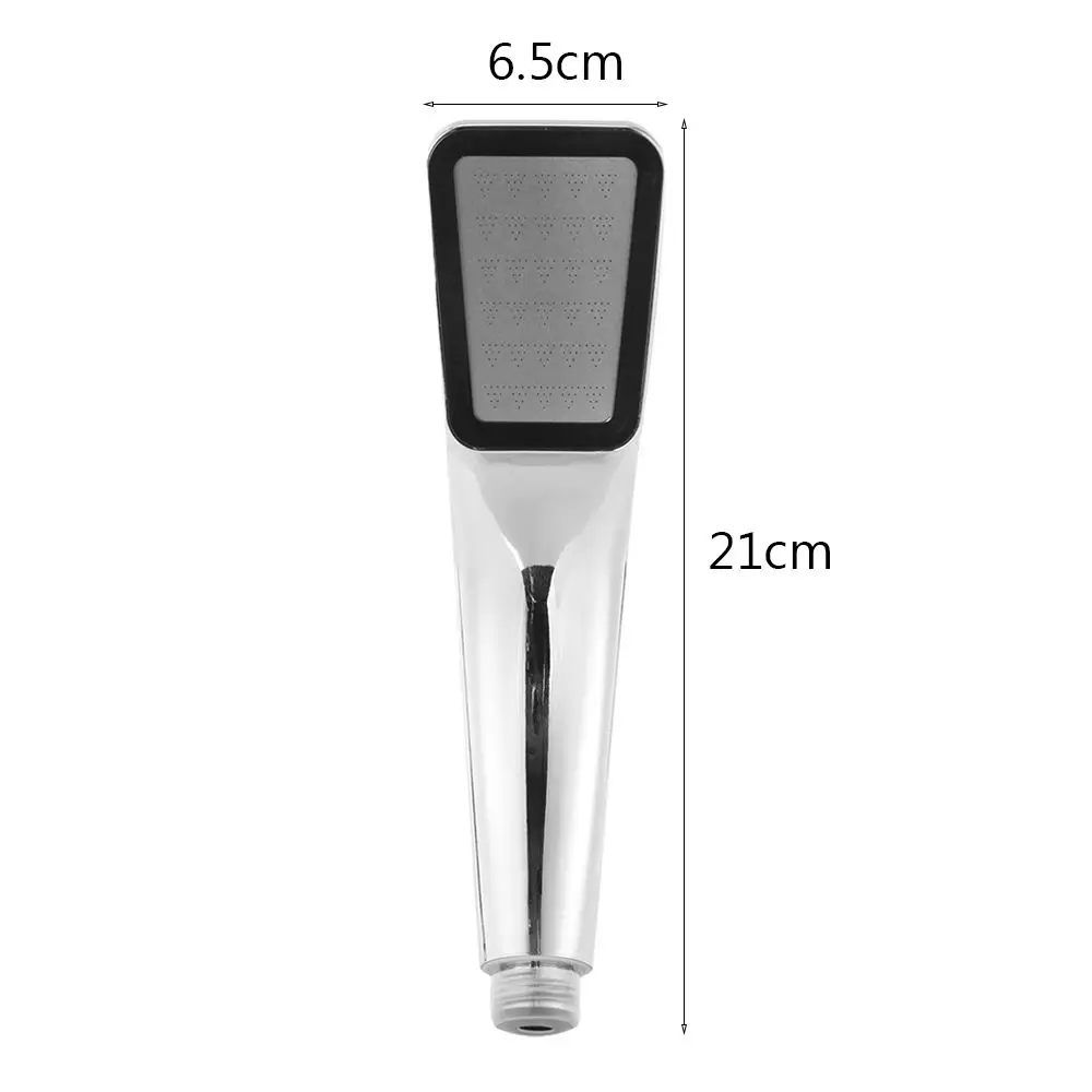 1Pcs Silver/Orange Handheld Shower Head High Pressure 300 Hole Water Saving Showerhead Rainfall Bathroom Bath Nozzle Filter
