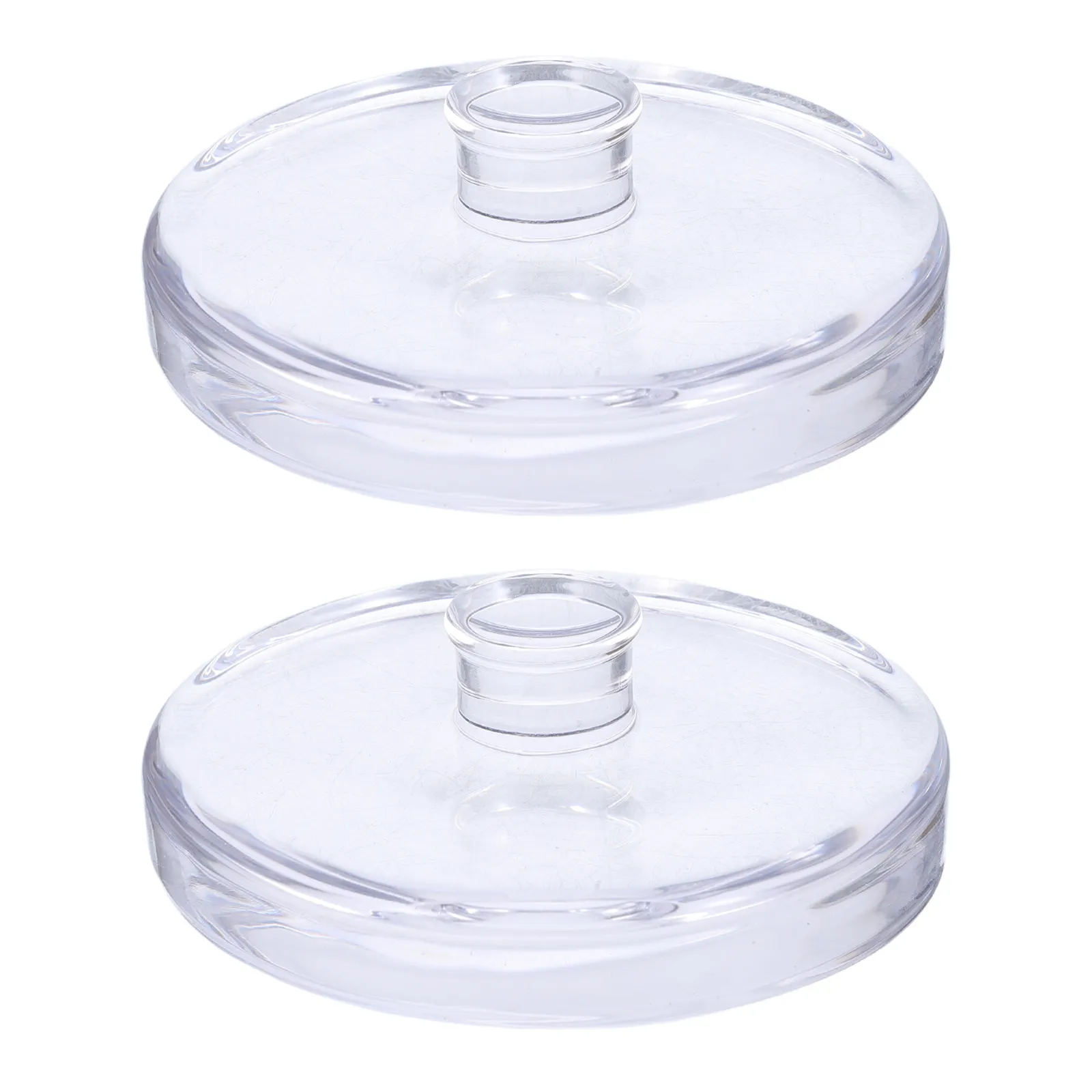 2Pcs Jar Fermentation Weights Wide Mouth Glass Jar Weights Easy Grip Handle Airtight for Homemade Pickling Kimchi