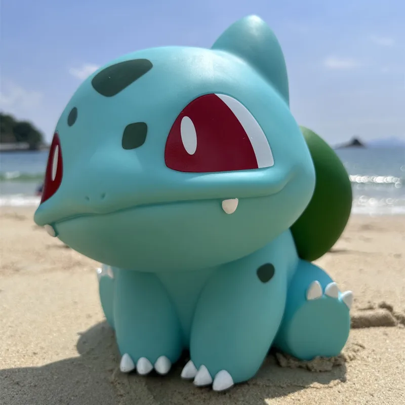 New 30cm Pokemon Bulbasaur Anime Cartoon Action Figure Collect Model Statue Large Size Desktop Decoration Children'S Toy Gift