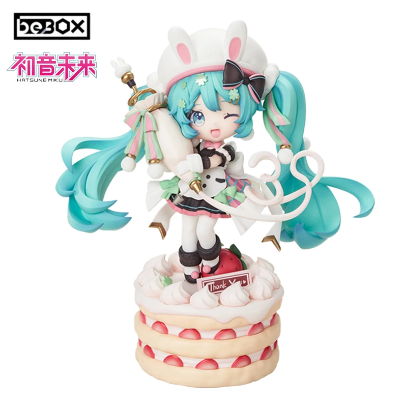 

Original Bebox Hatsune Miku Vocaloid 39Yan Ye Q Version 18.5Cm Pvc Action Figurine Model Collection Toys for Boys Gift