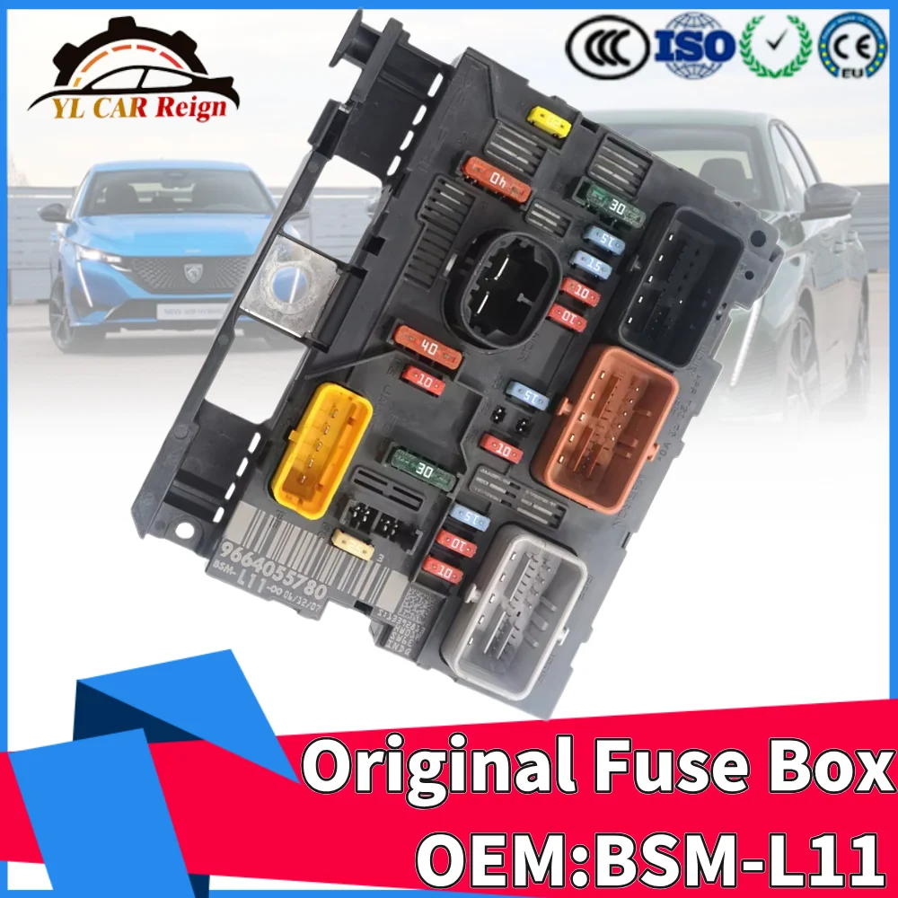 For Peugeot Citroen Genuine Original Refurbished Tested Fuse Box BSM-L11 9664055780 9661087080 9661708280 9664826080 Car Parts