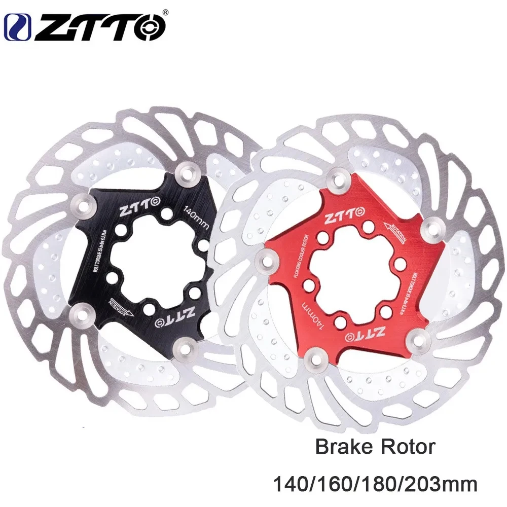 

ZTTO Bicycle Brake Cooling Disc Floating Ice Rotor For MTB Gravel Road Bike 203mm 180mm 160mm 140 Cool Down Heat Sink RT99 RT86