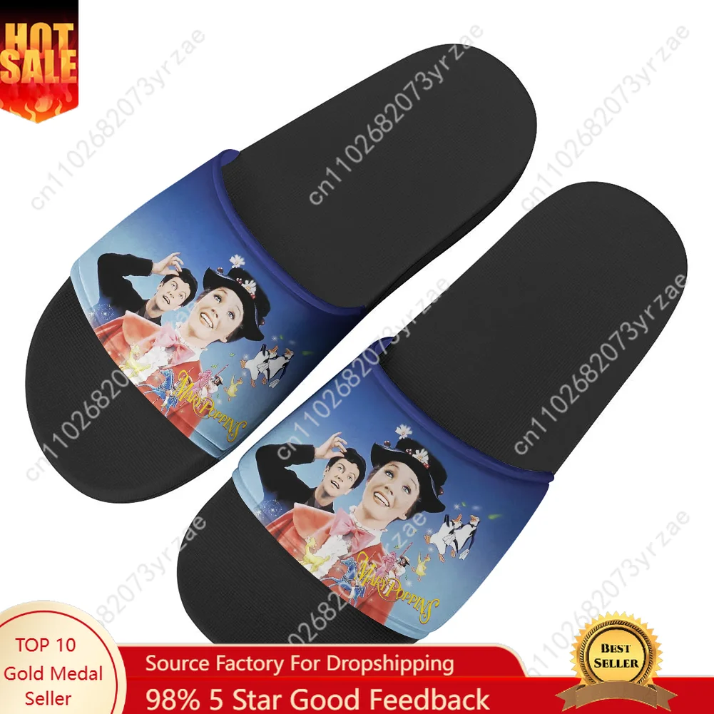 

Mary Poppins Flip Flops Home Slippers Mens Womens Teenager Family Slippers Bathroom Pool Fashion Casual Sandals Custom Shoes
