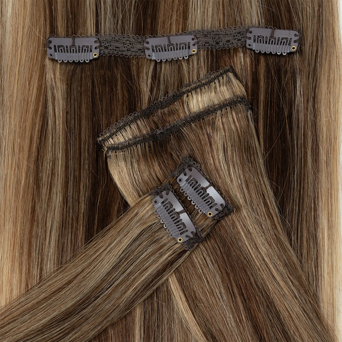 

Накладные пряди для волос на клипсах, натуральные человеческие волосы, блонд, мега-наращивание, на защелках, для полной головы, 20 дюймов