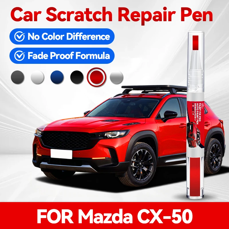 Wheel Hub Touch Up Paint Pen For Mazda CX50 2022-2025 BP Paint Repair Pen Touch Up Scratch Remover DIY Auto Accessories Black Wh