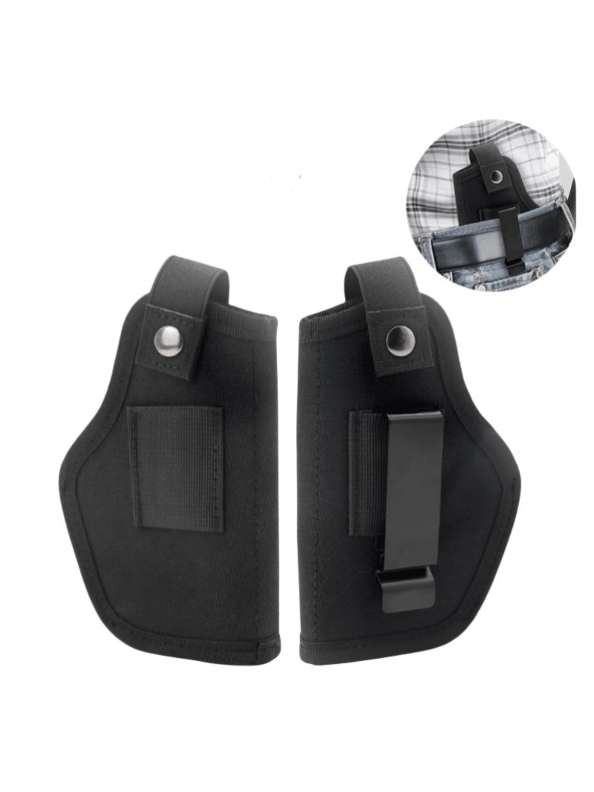 9mm Men's And Women's Holster - IWB/OWB Hidden Tactical Holster With Mag Pouch, Concealed Carry Inside Or Outside