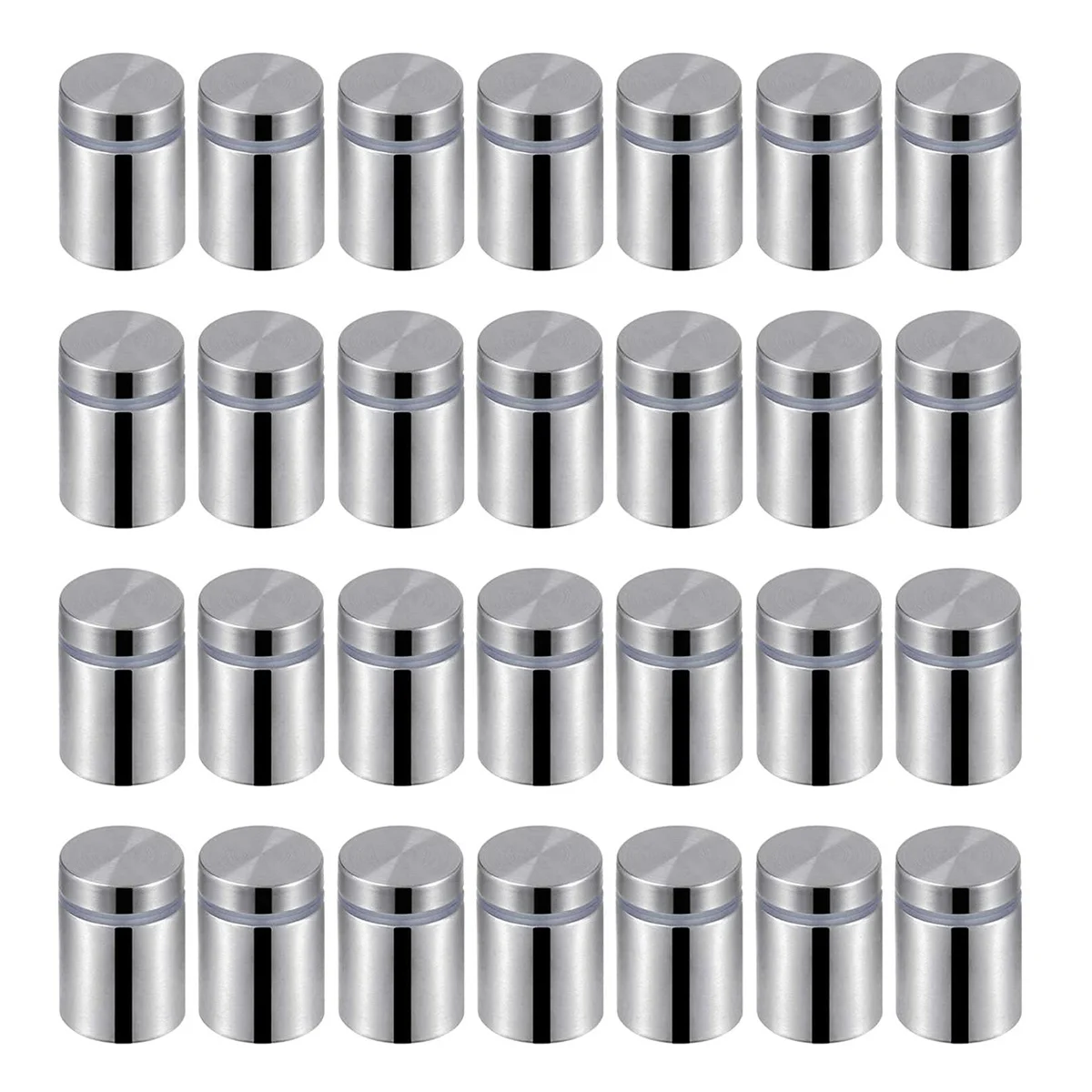 

40Pcs Sign Standoff Screws Stainless Steel Professional Nails for Glass Acrylic Aluminum Advertising Mounts Sign Standoff Nail