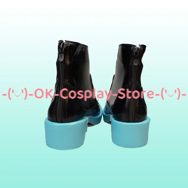 Cosplay Boots PU Leather Shoes Halloween Carnival Prop Custom Made