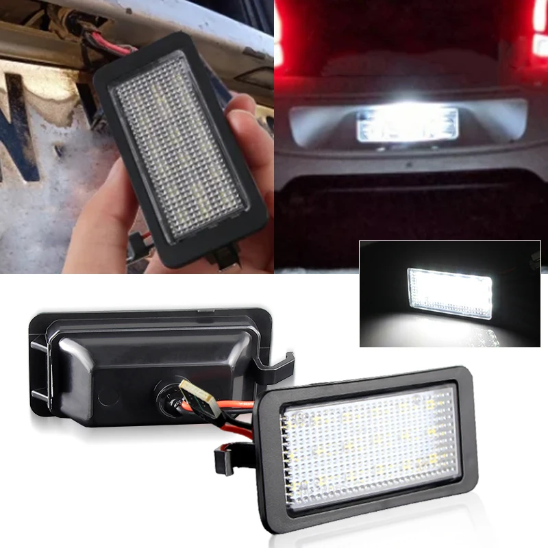 

2PCS OEM Style LED License Plate Light Assembly Replacement For Skoda Citigo/E-Citigo For Seat Mii/e-Mii 2012 2013 2014-2021