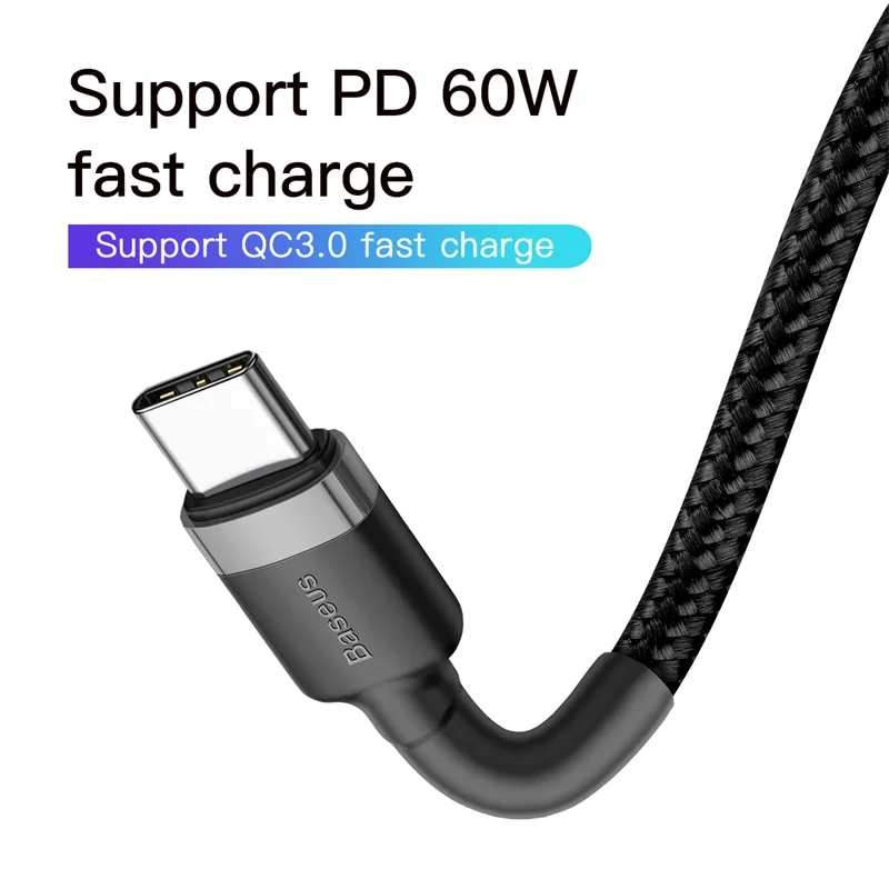 Baseus 100W USB C To USB Type C Cable For iPhone 15 Plus Pro max USB C PD Fast Charger Cord USB-C Type-c Cable For Macbook Pro