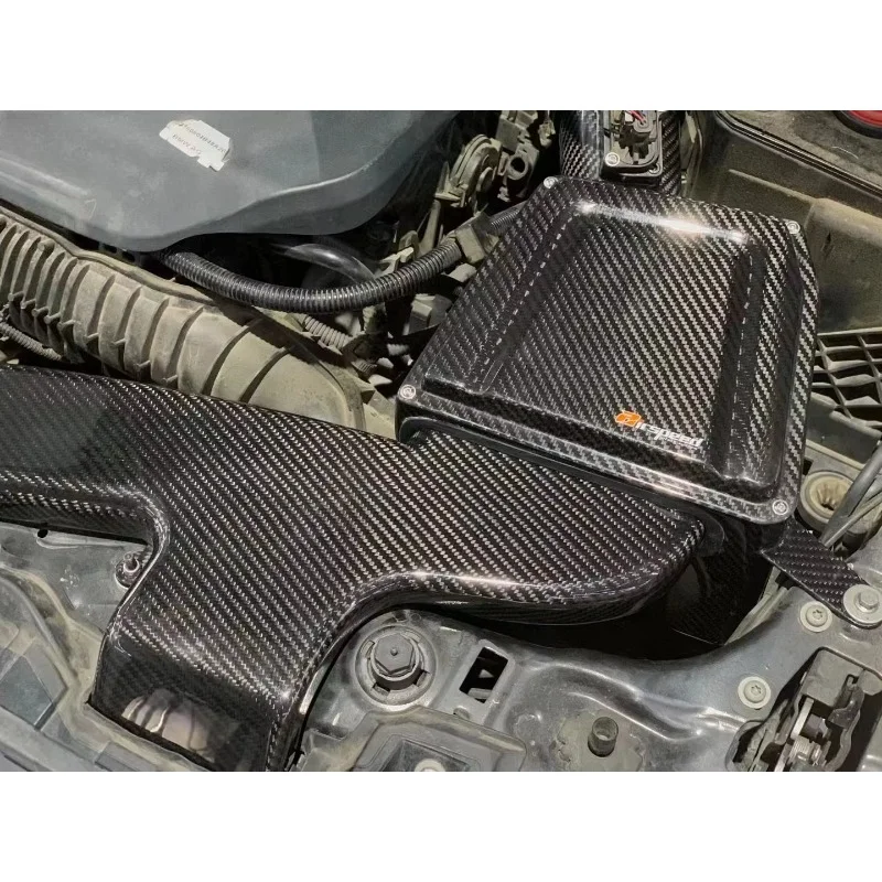 Automotive Parts 100% Dry Carbon Fiber Cold Air Intake System for 118i 1.5T B38 120i 2.0T B48 MINI F56