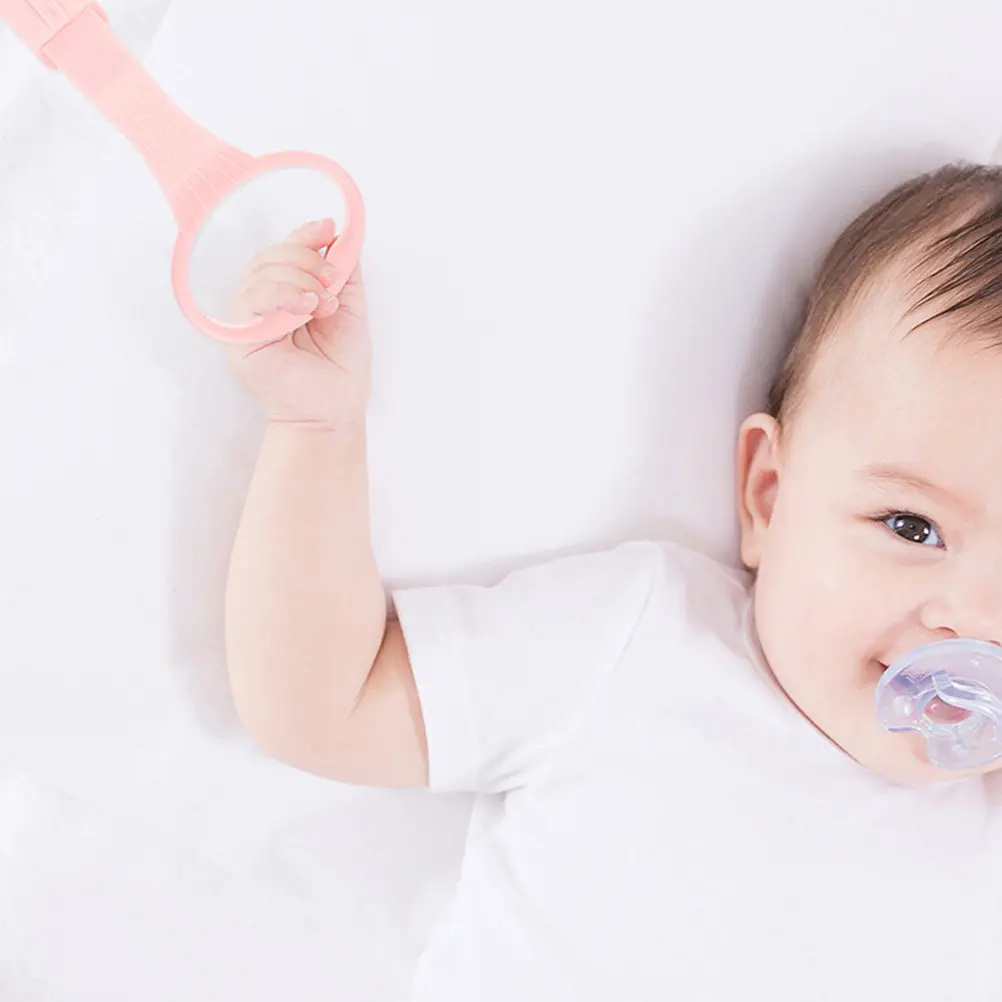 

6Pcs Infant Bed Pull Rings Baby Standing Assistant Rings Crib Hanging Handle for Walking Practice Safe PP Material Toddler Cot