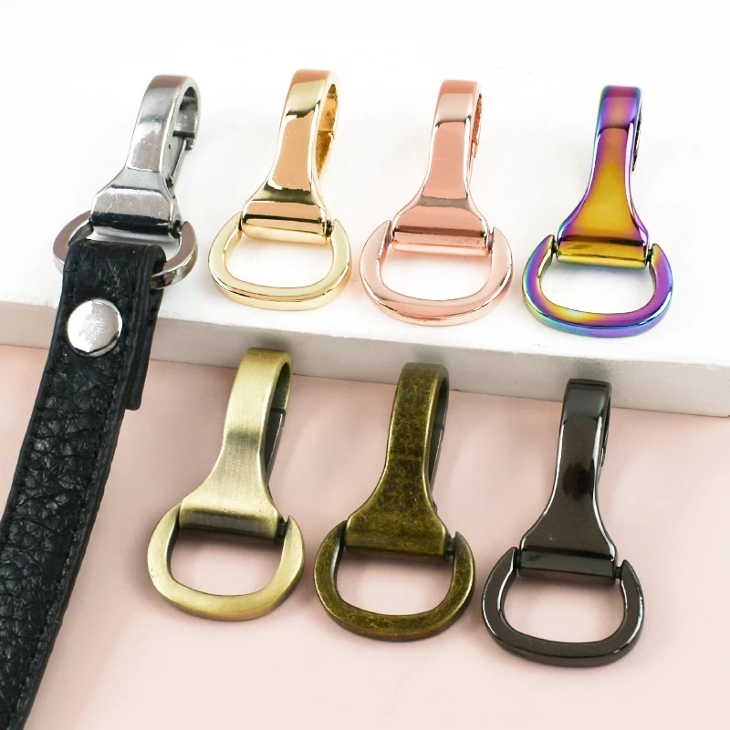

4/10Pcs 15mm Metal Buckles Bag Small Carabiner Clip Webbing Strap Spring Snap Hook Handbag Lobster Buckle Dog Leash Accessories