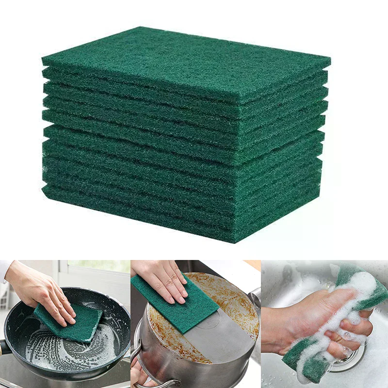 

10/20 Pieces Of Scouring Pads For Kitchen Cleaning, Dishwashing, Anti-scratch, Multi-purpose, Reusable Rags