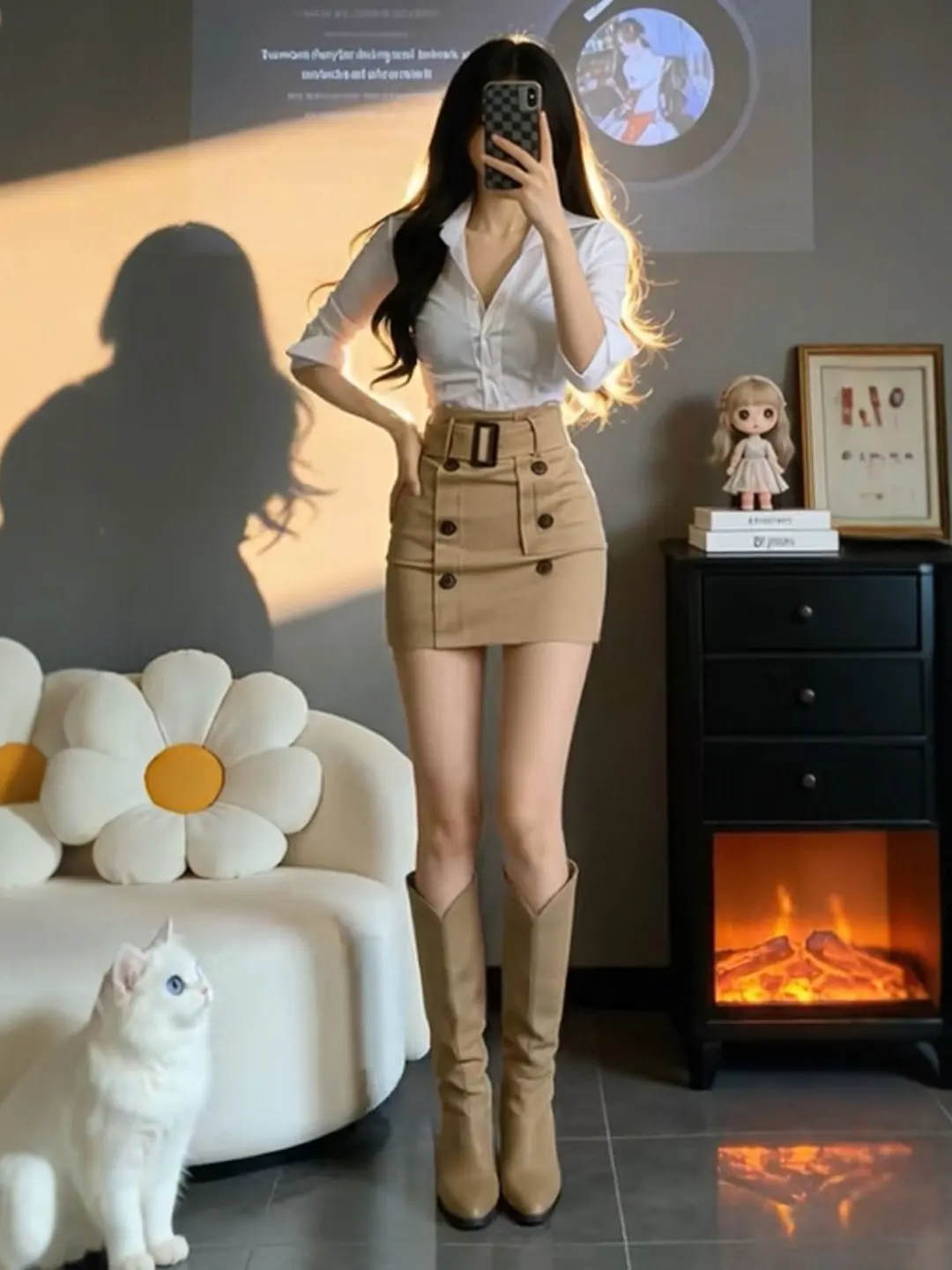 

Korean Sle irt And Skirt Set Women's Faion Spring Collection High Waist Bodycon Dr Two Piece Outfit Comfortable...