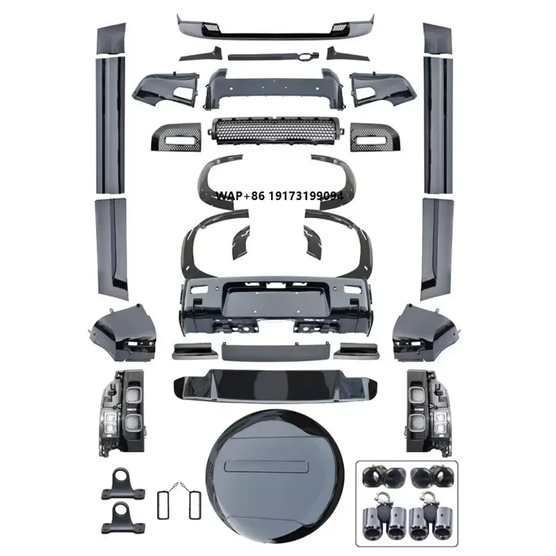 

2020 Defender L663 Black Body Kit High Quality Large Exterior Surround Tuning Parts Obsidian Set Condition New