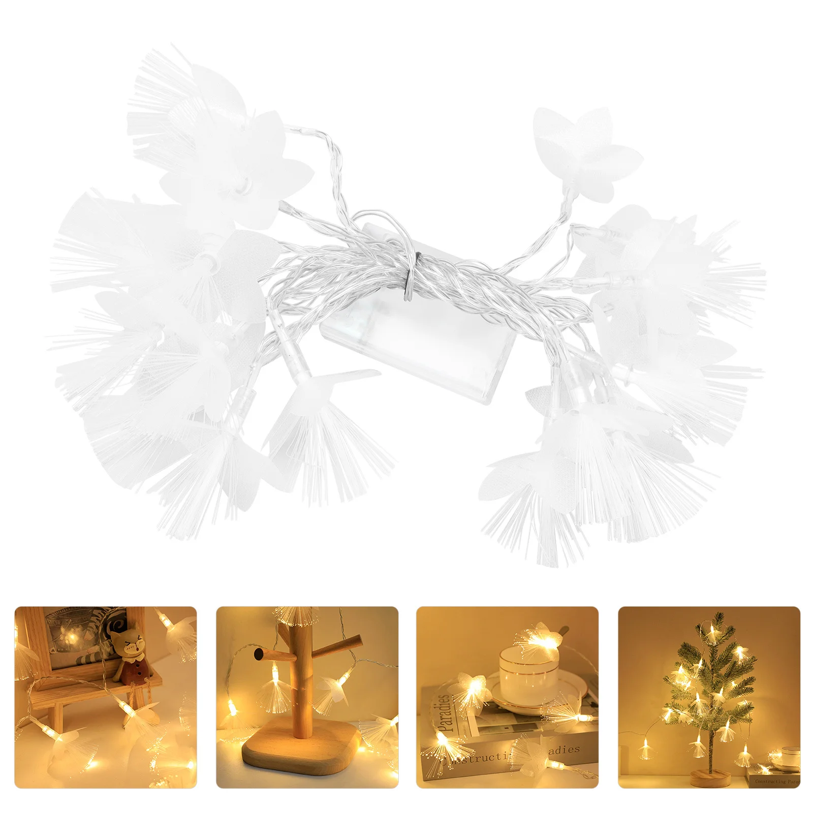 1 قطعة ضوء النجوم سلسلة الألياف البصرية LED مصباح للزينة للحزب شريط المنزل نافذة جدار الباب حديقة مهرجان المشهد الليلي أجواء