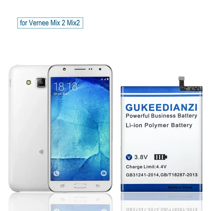 mix 2 (For Vernee) Mobile Phone Battery For Vernee Mix 2 Mix2 5550mAh High Capacity